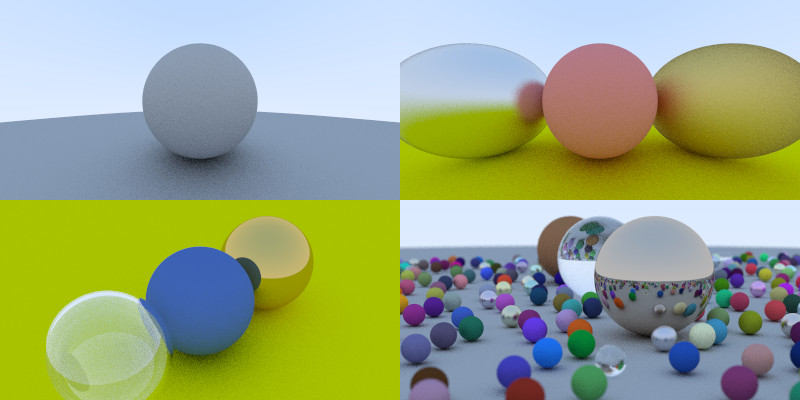 raytracer in one weekend